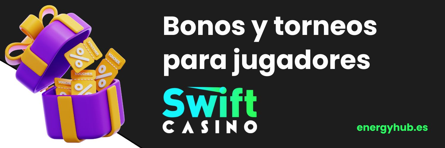 Swift Casino - Bonos y torneos para jugadores.